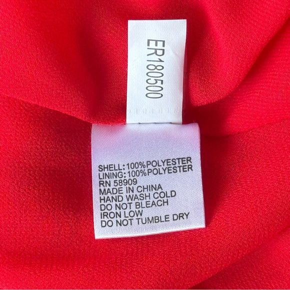 Gianni Bini Red Ruffled Dress Size Small - Picture 8 of 9